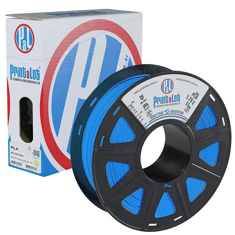 FILAMENTO PLA AZUL PRINTALOT 1,75MM 1KG PRINTALOT