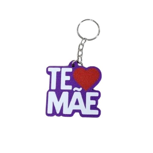 Te Amo Mãe Roxo Rosado