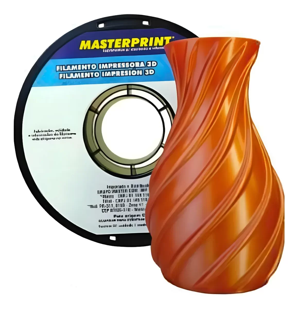 FILAMENTO 3D MASTERPRINT - PLA COBRE 1KG (1.75MM) DER 4