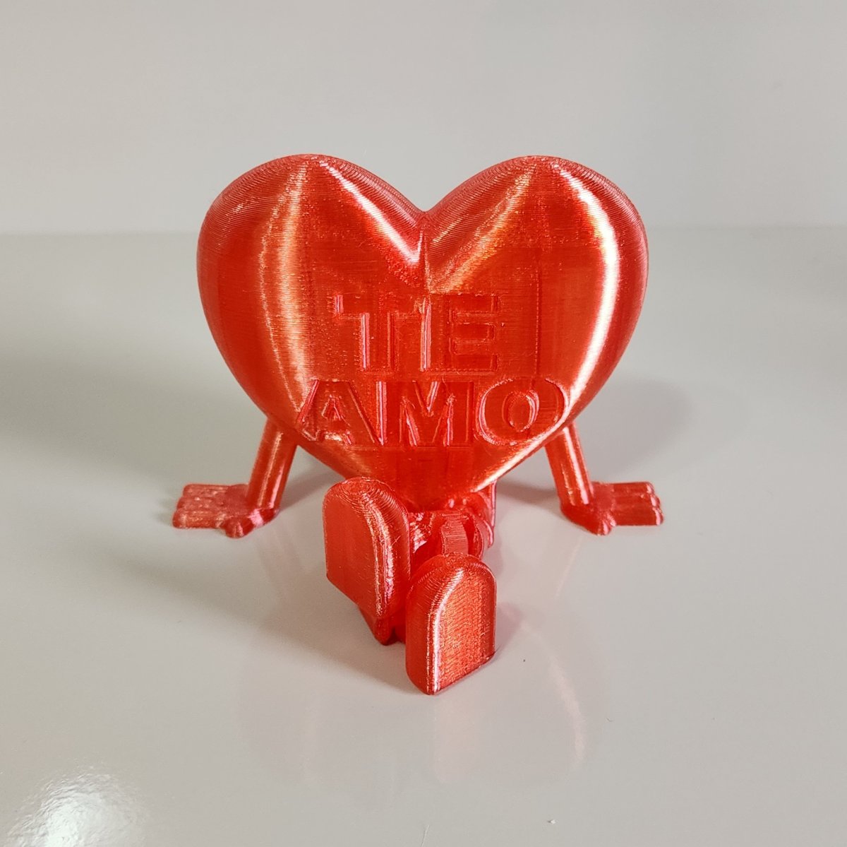 Coração Te Amo Vermelho