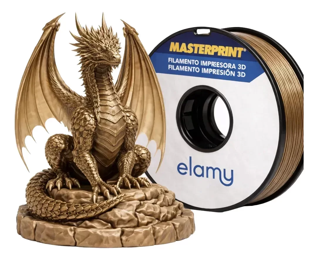FILAMENTO 3D MASTERPRINT - PETG BRONZE 1KG (1.75MM) DER 4