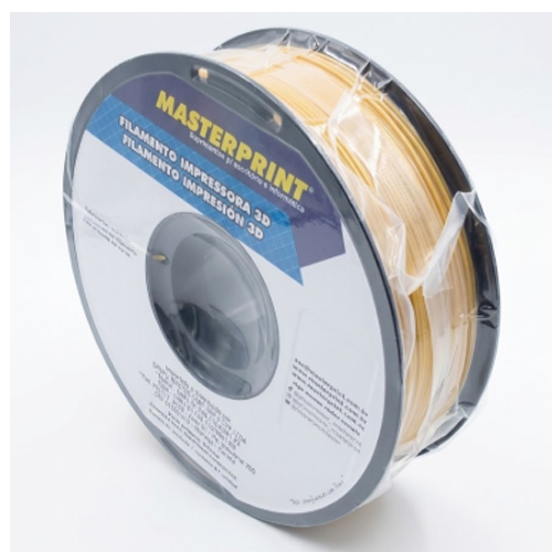 FILAMENTO 3D MASTERPRINT - ABS PREMIUM OURO | GOLD | DOURADO |  1KG (1.75MM) DER 4