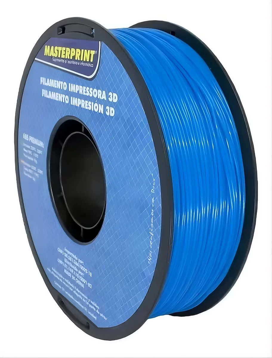FILAMENTO 3D MASTERPRINT - ABS PREMIUM AZUL 1KG (1.75MM) DER 5