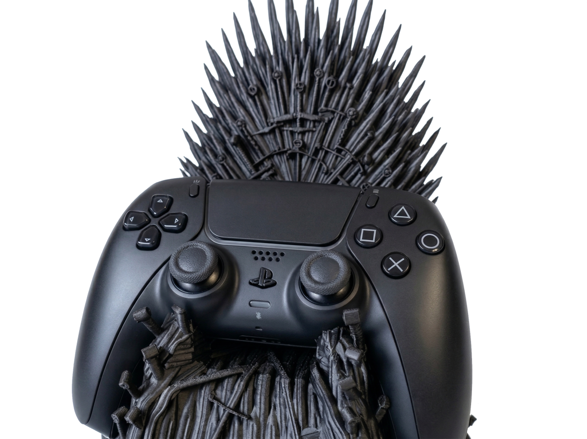Suporte Premium  para Controle de PS5 Game of Thrones (Trono de Ferro) Preto