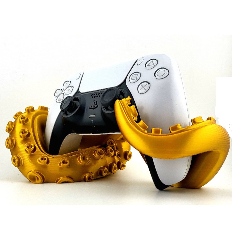 Suporte Premium de Polvo para Controles PS5/PS4/Switch Pro (Colorido)