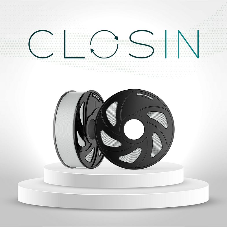 FILAMENTO 3D CLOSIN PETG - Branco - 1kg