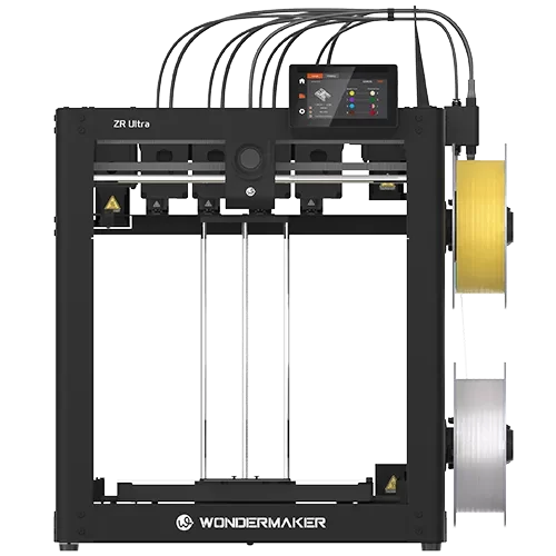 Impressora 3D WonderMaker ZR Ultra 4 Cores - 300 x 270 x 290 mm
