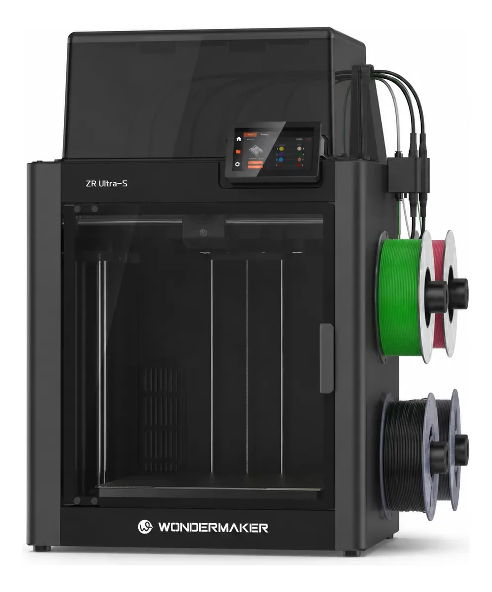 IMPRESSORA 3D WONDERMAKER ZR ULTRA S 4 BICOS/CORES (PRONTA ENTREGA)