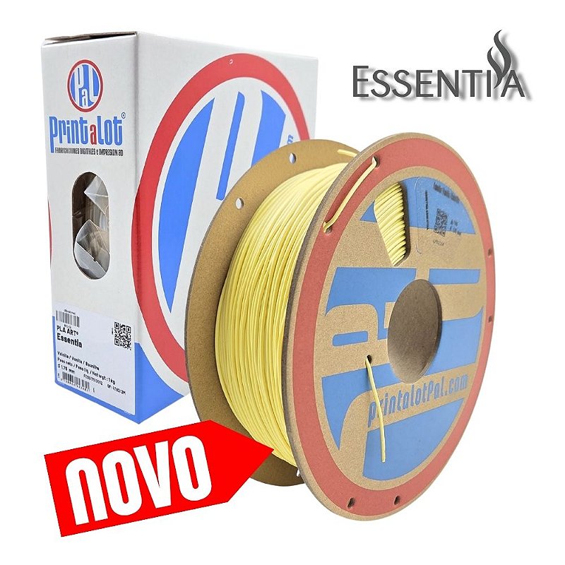 Filamento PLA FLEX ESSENTIA Baunilha 1,75mm 1kg Printalot