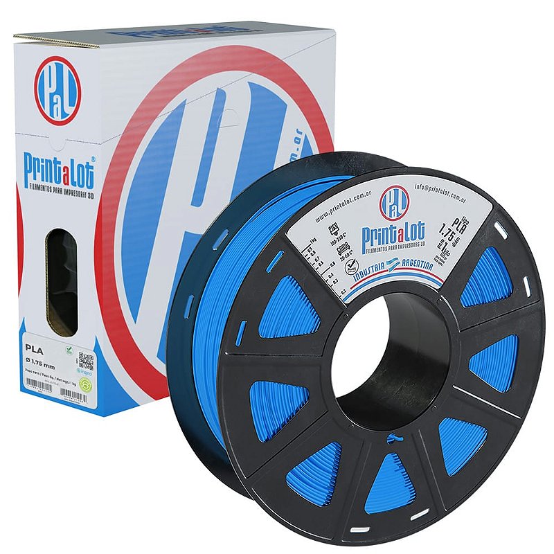 Filamento PLA Azul PrintaLot 1,75mm 1Kg PrintaLot