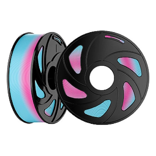 FILAMENTO 3D CLOSIN PLA SILK DUO - BLUE &amp; ROSE/AZUL E ROSA - 1kg