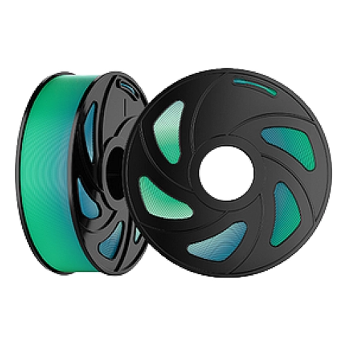 FILAMENTO 3D CLOSIN PLA SILK DUO - BLUE &amp; GREEN/AZUL E VERDE - 1kg